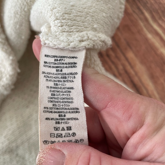 Free People CUDDLE UP PULLOVER SWEATER IN IVORY - Picture 5 of 8